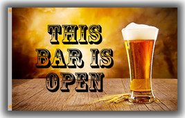 This Bar Is Open Flag 90x150cm 3x5ft  Advertising Decor Best Banner - $13.95