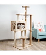 Space Capsule Cat Crawl Nest With Scratching Board - Wooden Pet Toy And ... - £57.66 GBP+