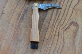 vintage handmade damascus steel mushroom knife 5123 - £43.20 GBP