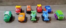 Tonka Chuck and Friends Hasbro Soft Mini Chunky Cars Trucks Vehicles Toys Lot 9  - £18.48 GBP