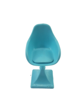 2015 Mattel Barbie Dream House Replacement Kitchen Blue Stool Chair Furniture - £6.66 GBP
