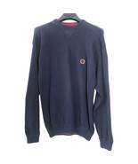 Tommy Hilfiger Navy Blue 100% Cotton Sweater crew neck Men&#39;s XL - £23.79 GBP