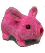 PINK FUZZY WALKING OINKING TOY MOVING PIG play pet battery operated LIGH... - $10.44 CAD