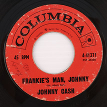 Johnny Cash – Frankie&#39;s Man, Johnny / You Dreamer You - 45 rpm Vinyl 7&quot; Single - £5.00 GBP