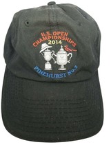 Pinehurst USGA Member Golf Hat Cap Black Adjustable Strapback 2014 US Open - $11.88