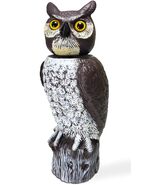 GARDENEER Dalen SOL-R Action Large Solar Fake Owl Decoy to Scare Birds A... - $87.91 CAD