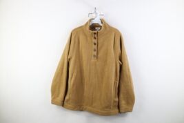 J Crew Womens Medium Button Front Tunic Sherpa Fleece Pullover Sweater B... - $539.56 MXN