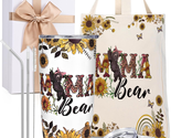 Mothers Day Gifts for Mom Her Women, Mama Bear Tumbler &amp; Tote Bag Gift B... - £30.60 GBP