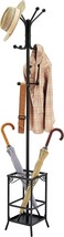 Hoctieon Coat Rack Freestanding,Entryway Umbrella Holder,Coat Hanger, Ne... - $51.99