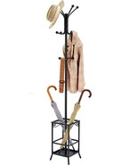 Hoctieon Coat Rack Freestanding,Entryway Umbrella Holder,Coat Hanger, Ne... - £40.88 GBP