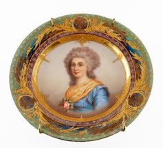 Reale Vienna Stile senza Segno Dipinto a Mano Cabinet Piastra 17.8cm - £1,577.07 GBP