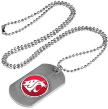 Washington State Cougars Dog Tag with a embedded collegiate medallion - £11.73 GBP