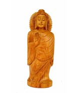 old chinese buddhism wood sakyamuni Buddha statue Wooden Budha Statue - €120,86 EUR