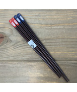 Miyabi Lacquer Chopsticks Rabbit 2 Pair Red &amp; Blue - £16.96 GBP