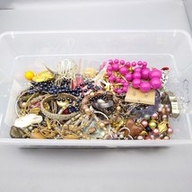 3 lb. Crafting Jewelry Lot, Parts, Harvest, Repurpose, Recycle, Craft Great Gift - £39.86 GBP