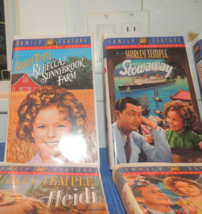 Shirley Temple VHS Collectible lot of Nine CSNB-0310-100A - £29.73 GBP