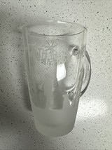 Starbucks Coffee  12oz Mug Cup Wish for Snow  2009 Glass Etched Frosted - $12.86