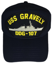 USS GRAVELY DDG-107 HAT USN NAVY SHIP GUIDED MISSILE DESTROYER ARLEIGH B... - $22.99