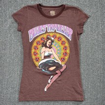 Blues Traveller T-shirt Womens Size Medium Bob Masse Studios Pin-up Ringer Tee - $13.54