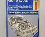 Haynes GM Repair Manual 82-96 Buick Century, Chevy Celebrity, Pontiac 60... - $7.69