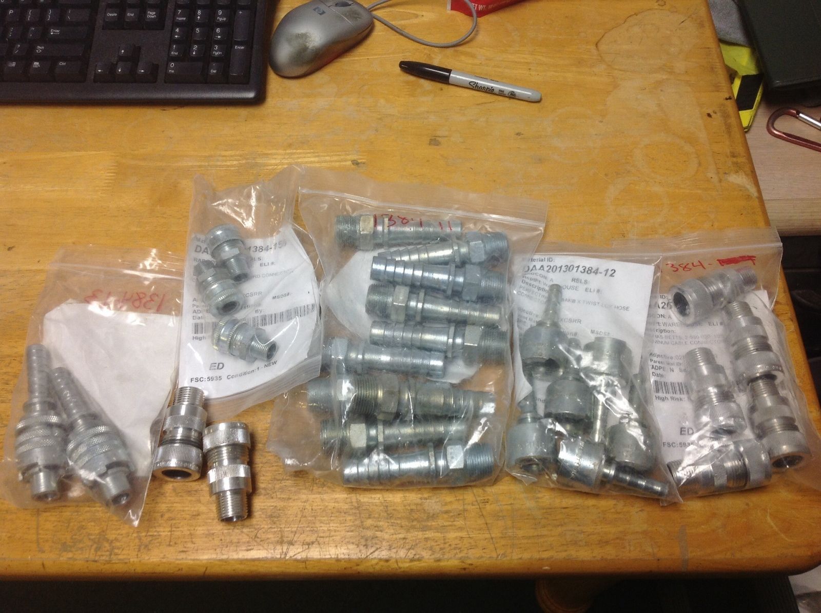 (30+) Hose Connectors DIXON  T&amp;B CROUSE HINDS PERFECTION NEW LOT COOPER ... - $98.01