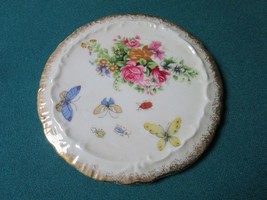 Royal Crown Japan Trivet Ceramic Gold And Flowers 6 1/2&quot; [82] - $34.65