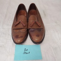 Allen Edmonds Mansfield Loafers Men&#39;s Size 10 Brown Leather Kiltie - $19.80