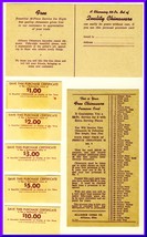1950&#39;s Grocery Store Redemption Coupons &amp; Premium Card, Alliance China Co, Ohio/ - £3.59 GBP