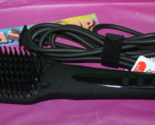 Amika Electric Handheld Square Bristle Hair Brush Black 10.5 Style Dryin... - $44.54