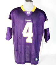 Reebok NFL Minnesota Vikings Favre 4 Purple Football Jersey #4 Youth Boy&#39;s NWT - £47.17 GBP