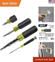 Versatile Klein 4-Piece Tool Set with Magnetic Tips &amp; 30 Different Bits ... - $93.91