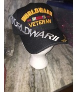 U.S. Military WORLD WAR II VETERAN 1941-1945 Adjustable Hat WW2 WWII - $54.41 CAD