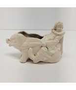 Rare Vintage McCoy Pottery Clown &amp; Pig Planter - £11.03 GBP