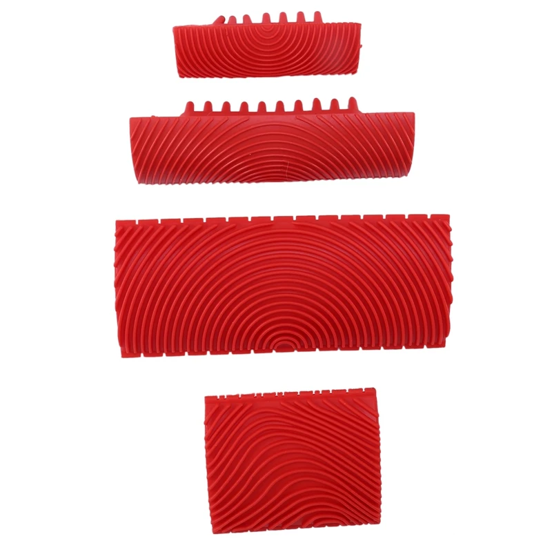 4PCS  Graining Tool Set  Graining Pattern Wall Paint Painting Tool for Wall Pain - £45.74 GBP