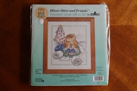 VTG DMC Oliver Otter And Friends Counted Cross Stitch Kit - Potty Traini... - $356.84 MXN