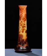 Galle vases Grape Branches. Original 1800 vases Galle. Very high. 22,5 INCH.  - $3,000.00