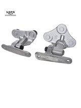MERCEDES X166 ML/GL/GLE/GLS RIGHT REAR DOOR HINGE LATCHES SET IRIDIUM SI... - $59.39