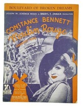 1933 Boulevard Of Broken Breams Movie Moulin Rouge Sheet Music - $12.47