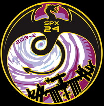 ISS Expedition 66 Dragon Spx-24 Nasa International Space Embroidered Patch - £20.59 GBP+