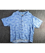 Casual threads clothing co XXL Blue Hawaiian button down shirt - £7.88 GBP