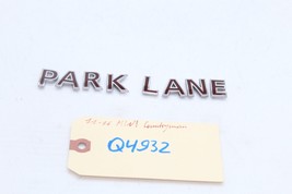 11-16 MINI COOPER COUNTRYMAN FENDER PARK LANE BADGE EMBLEM Q4932 image 2