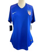 NWT Nike United States Soccer Blue Jersey Women&#39;s Large Slim Fit CJ4260-443 - $19.79
