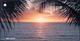 Palm Leaves Sunset Novelty Key Chain KC-3315 - $11.95
