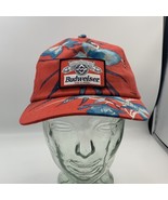 Billabong X Budweiser Logo Hat Vacay Snapback Tropical Unisex Red/Blue O... - $16.00