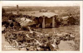 San Antonio Texas Sunken Gardens RPPC Postcard Z26 - £11.55 GBP