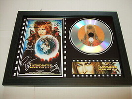 LABYRINTH     SIGNED  framed silver disc film display  - £13.43 GBP