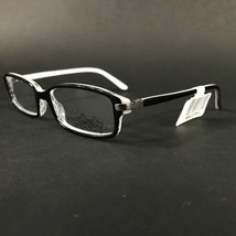 Luxottica Eyeglasses Frames LU9041 C235 Black Gray Rectangular 52-16-135 - £21.98 GBP