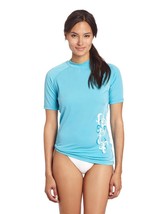 NEW Kanu Surf Women&#39;s Breeze ii Rashguard, Aqua, Small UPF 50+ Swimming ... - £15.63 GBP