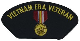 Vietnam ERA Veteran with National Defense Medal Patch - Multi-Colored - Veteran  - £6.37 GBP