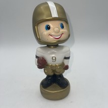 Retro Style New Orleans Saints Football 7.5&quot; Bobblehead Figure White Jer... - $39.60